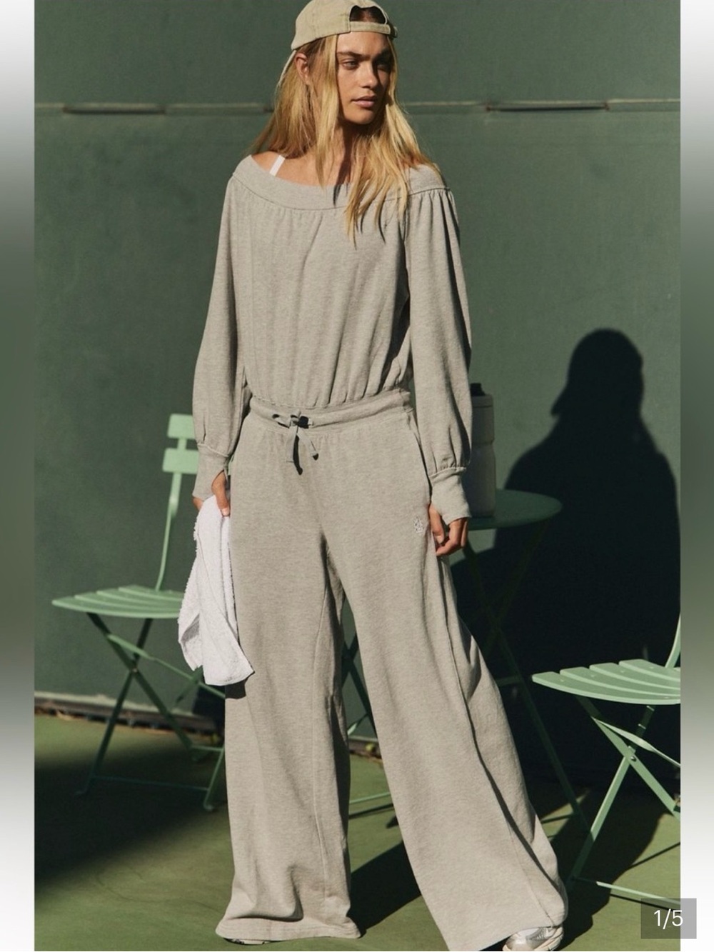 FP Movement One To Beat Onesie in Heathered Gray